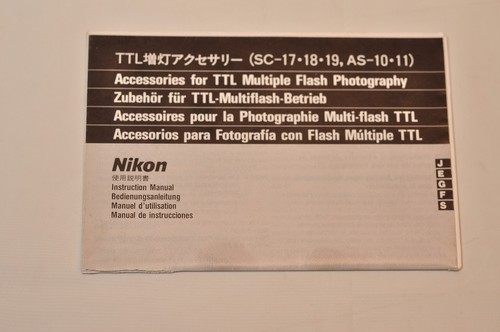 Nikon accessori per ttl - nikon,